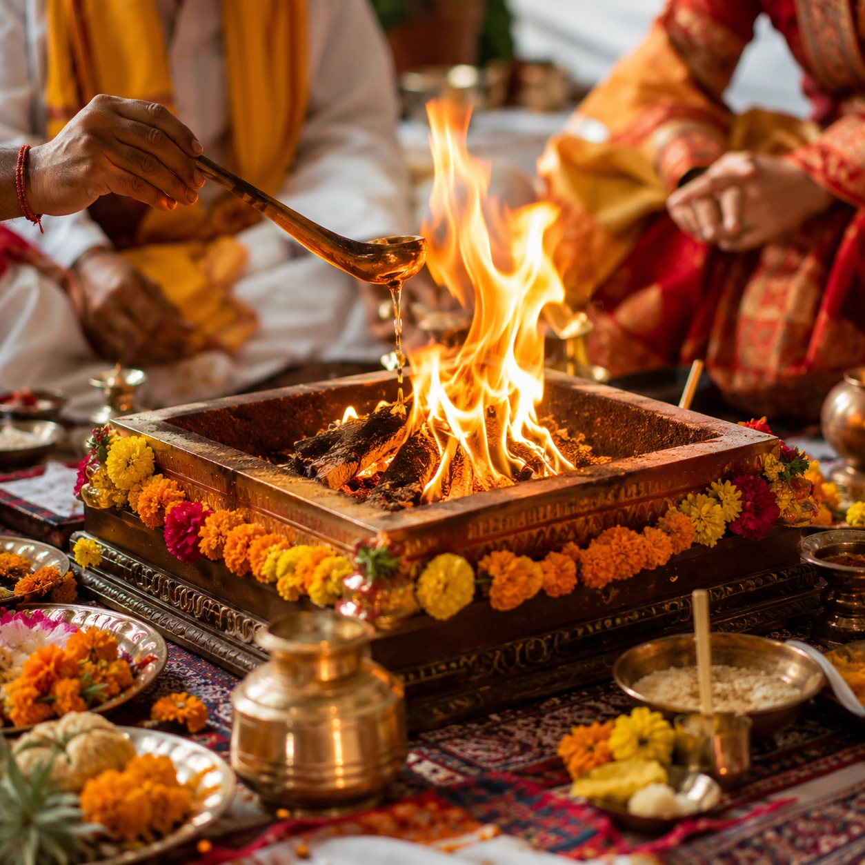 Havan Hom performed by North Indian Pandit