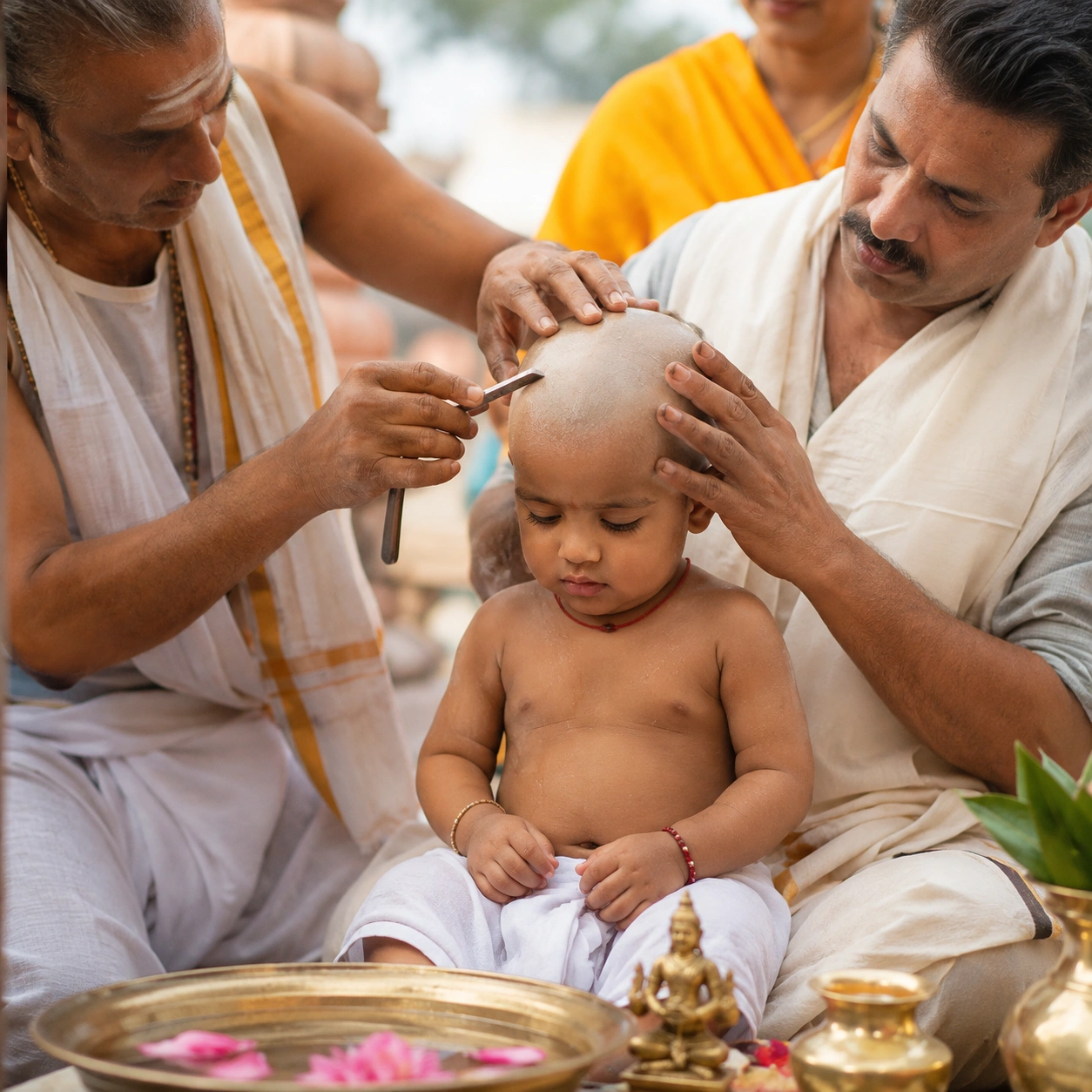 Mundan Sanskar ceremony by North Indian Pandit