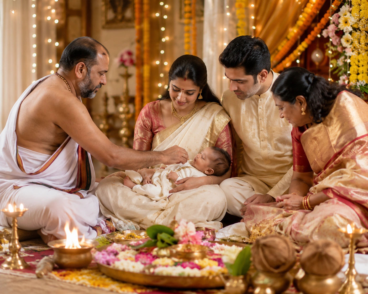 Naamkaran Sanskar naming ceremony by Pandit ji