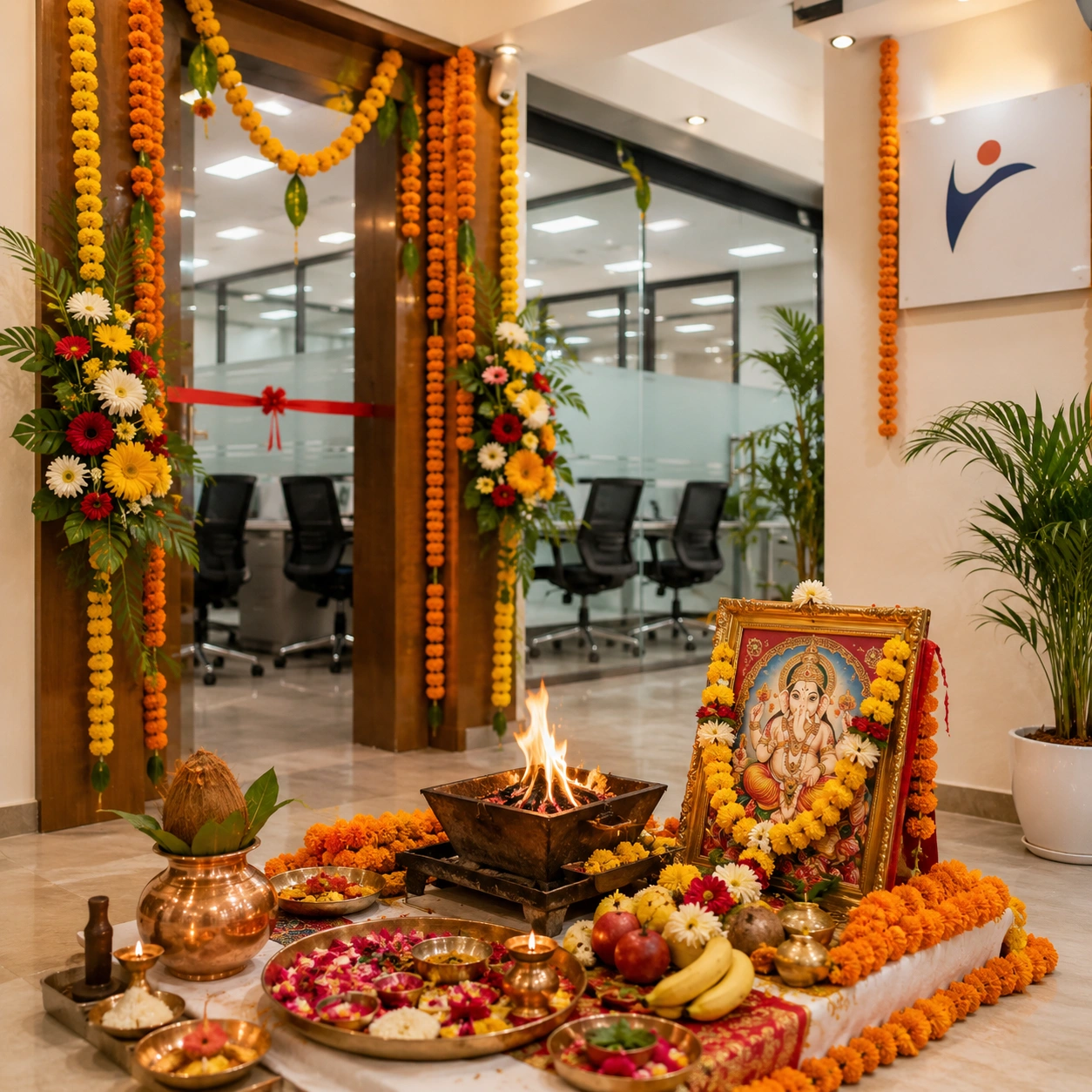 Office Opening Puja by North Indian Pandit in Bangalore