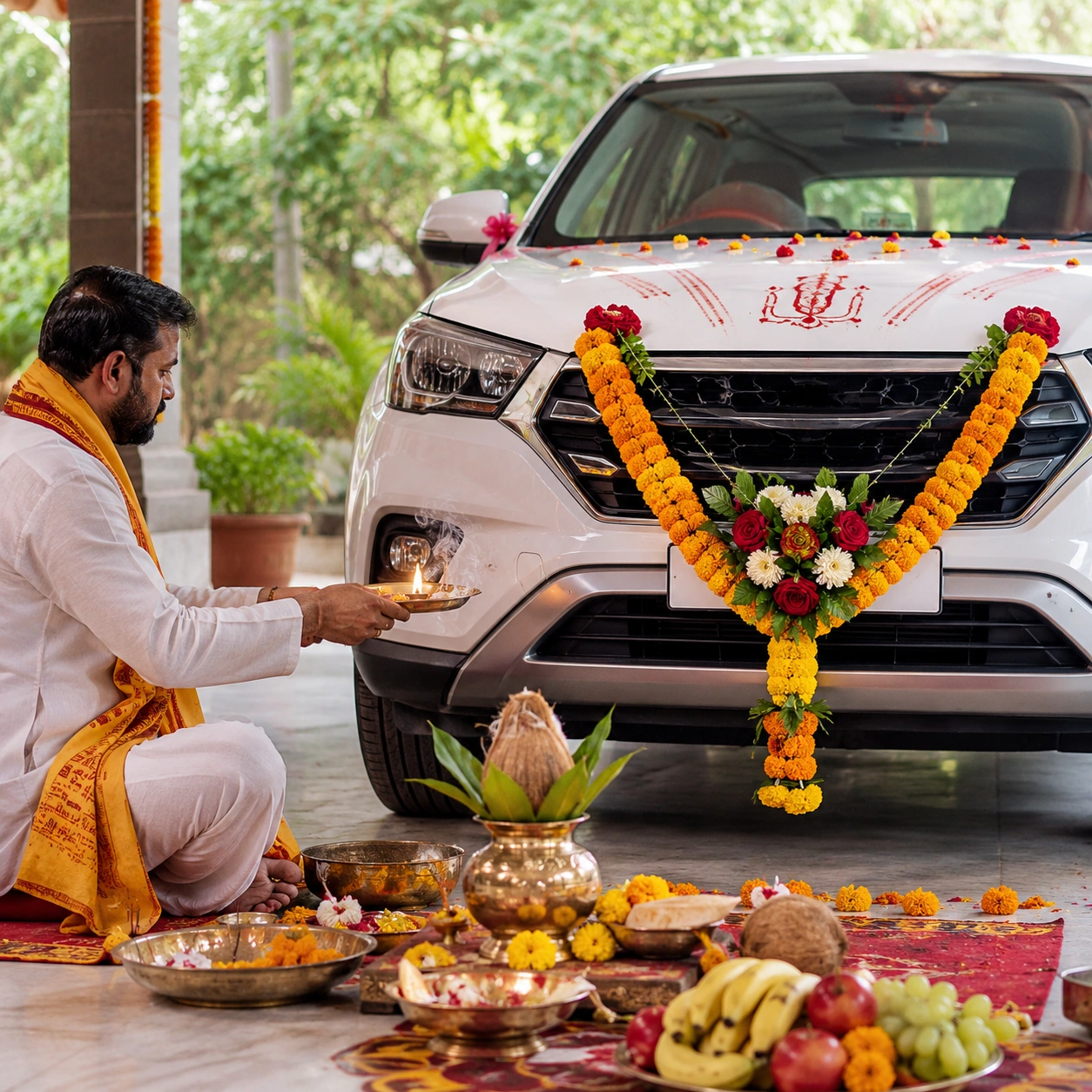 Vehicle Puja Vahan Puja by North Indian Pandit in Bangalore